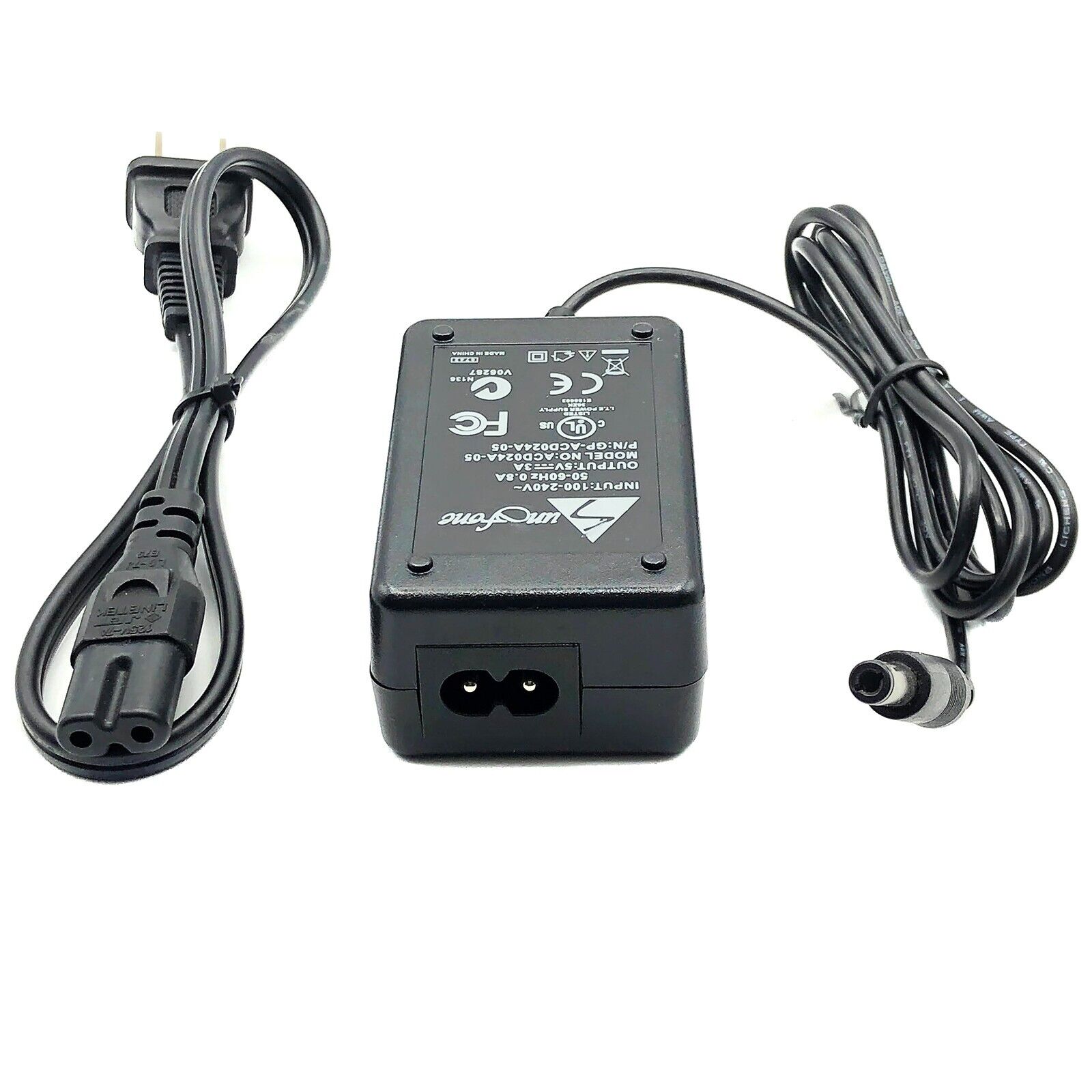 Sunfone 5V 3A 15W & DVE 12V 3.5A 39W AC Adapter Set DSA-20PFE-05 DSA-42D-12 for Monitor
